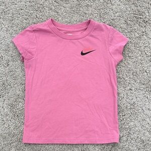 Nike Kids Short Sleeve Pink Tee